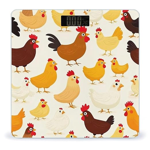 Men's Smart Scale for Body Weight Digital Bathroom Weighing Scale Automatic Switch Energy Saving Scale A Brood of Chickens