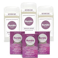 HUMBLE BRANDS Vegan Mountain Lavender Deodorant 2.5 Ounce (Pack of 3) and Mountian Lavender Handcrafted Soap 3 pack