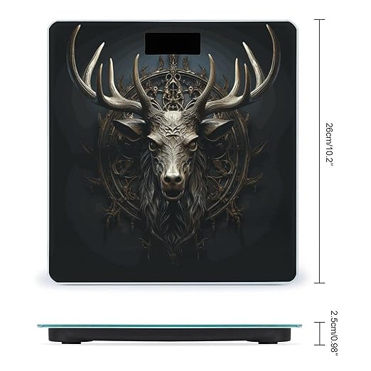 Antlers Scale for Body Weight Digital Bathroom Scale Precision Smart Weighing Scales with Clear LED Display Accurate High Precision Scales Weighing Machine