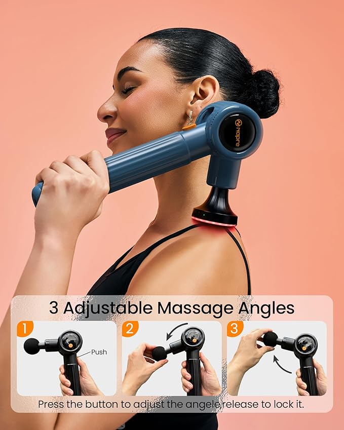 NAPRE S10 Massage Gun with Heat and S40 Massage Gun with Heat