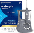 Waterpik Aquarius Water Flosser For Teeth Cleaning Gums Braces Dental Care Electric Power With 10 Settings 7 Tips For Multiple Users And Needs ADA Accepted Gray WP-667 Packaging May Vary