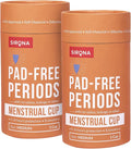 Sirona Reusable Menstrual Cup Medium (Pack of 2)| Reusable Period Cup | Tampon and Pad Alternative | Heavy Flow