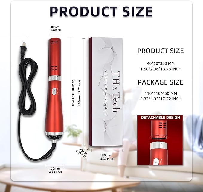 Terahertz (THZ) Wand Blower Health Physical Therapy Board Electric HeatingTherapeutic Massage / Body / Water Enhanced Terahertz Frequency Wand
