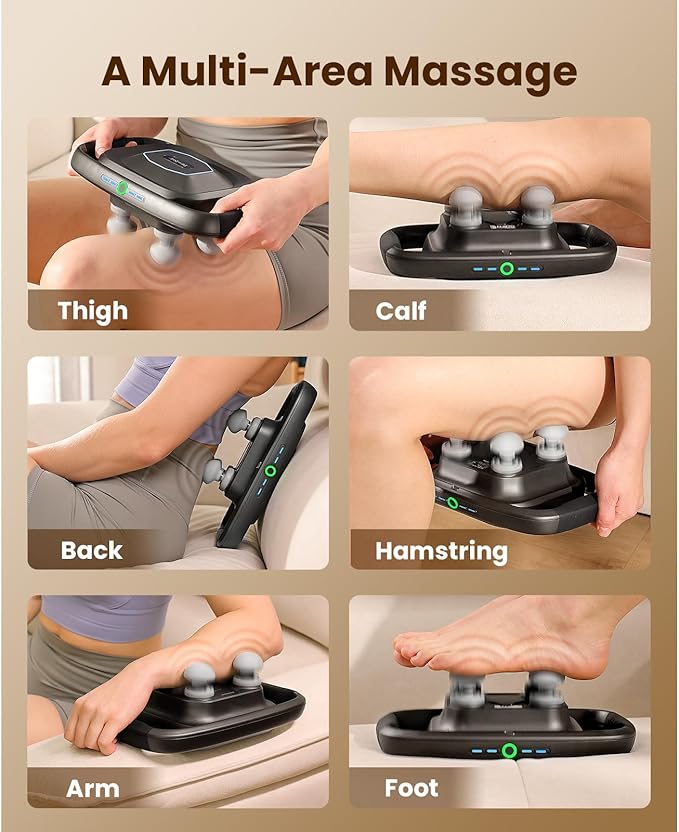 BOB AND BRAD T2 Max Massage Gun and TheraPanel 4-Head Massage Gun