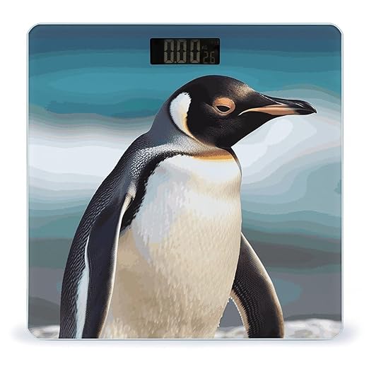 Cute Penguin Bathroom ScaleHighly Accurate Digital Weighing Machine for People Bright LED Display Weight Scale for The Aldult Home Use