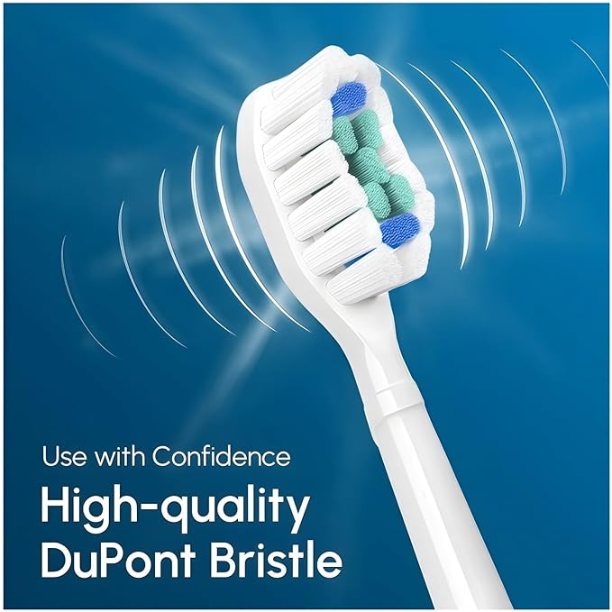 Replacement Toothbrush Heads Compatible with Philips Sonicare Electric Toothbrush Brush Head 1100 2100 4100 5100 5300 6100 7500(Black-12 Pcs)