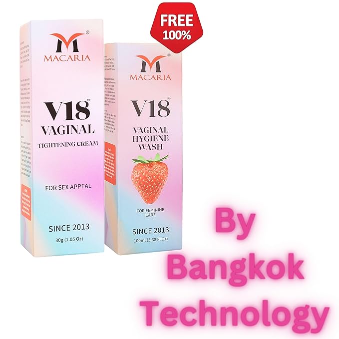 MACARIA V18 Vaginal vagina pussy tightening &amp sex increase gel cream + vaginal yoni pussyi feminine Wash travel size for Women ph balance
