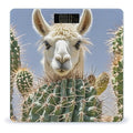 Mexican Llama Cactus Scale for Body Weight Highly Accurate Digital Bathroom Body Scale Digital Bathroom Scales for People Anti-Slip Large LCD Display Smart Scales