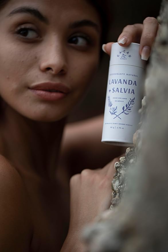 CACAU NATURALS LAVENDER + SAGE Natural Deodorant Extra Strenght 48 hour Vegan Aluminium-Free