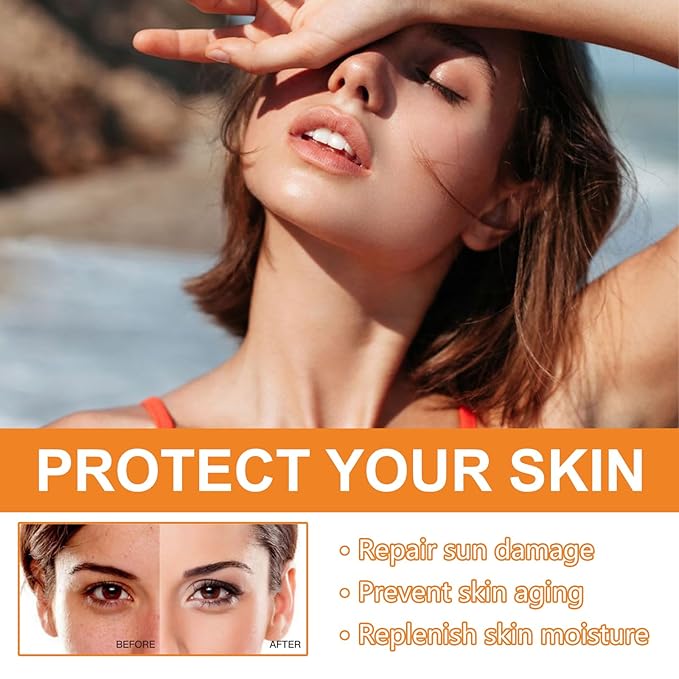 AMALIA Sunscreen SPF 100 Sunscreen For Body &amp Face Broad Spectrum SPF + Antioxidants Oil Free For Sun Sensitive Skin