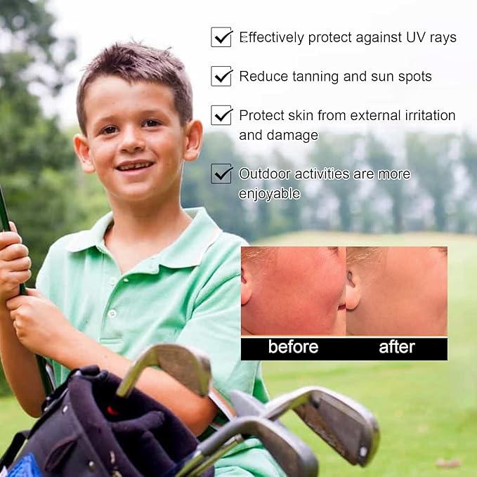 Protection Sunblock Patches - Instant UV Shield for Face Ideal for Running Hiking Golfing &amp All Outdoor Adventures(3PCS)