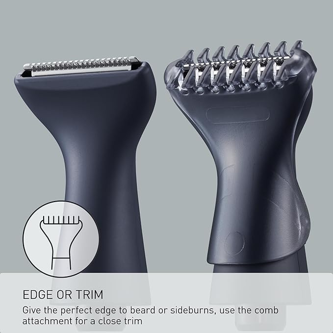 Panasonic MultiShape Facial Detail Shaver Trim Set Attachment Eyebrow Trimmer Beard Detail Trimmer and Detail Shaver Wet/Dry Add to MultiShape Grooming System Easy-Clean Tool - ER-CDT1-A