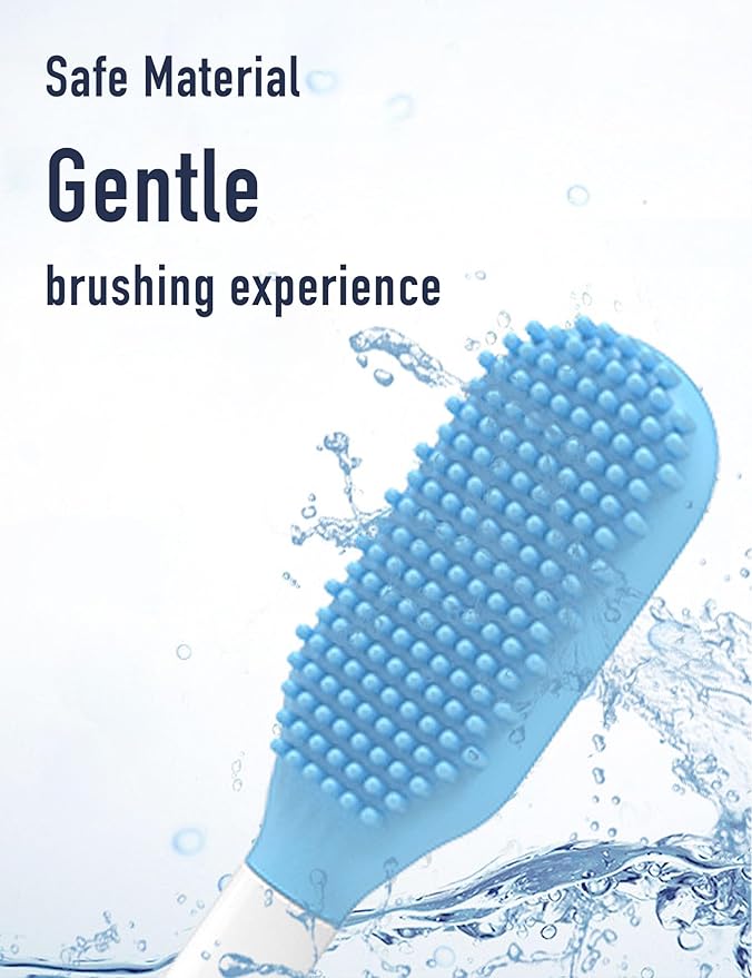 Tongue Scraper Heads Compatible with Philips Sonicare Click-On Handles – Gentle &amp Effective Tongue Cleaner Fresh Breath 3 Pack Replacement Brush Heads (Black one Size)