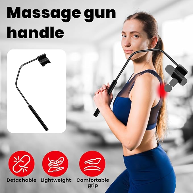 Massage Gun Holder for Back Compatible with Most Super Mini Massage Guns for Hard to Reach Areas (Works with Cute X1)