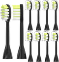 4Pack Replacement Toothbrush HeadsCompatible for Ph One Soni Care Electric Toothbrush Head HY1100 HY1200 BH1022(8pcs Black)