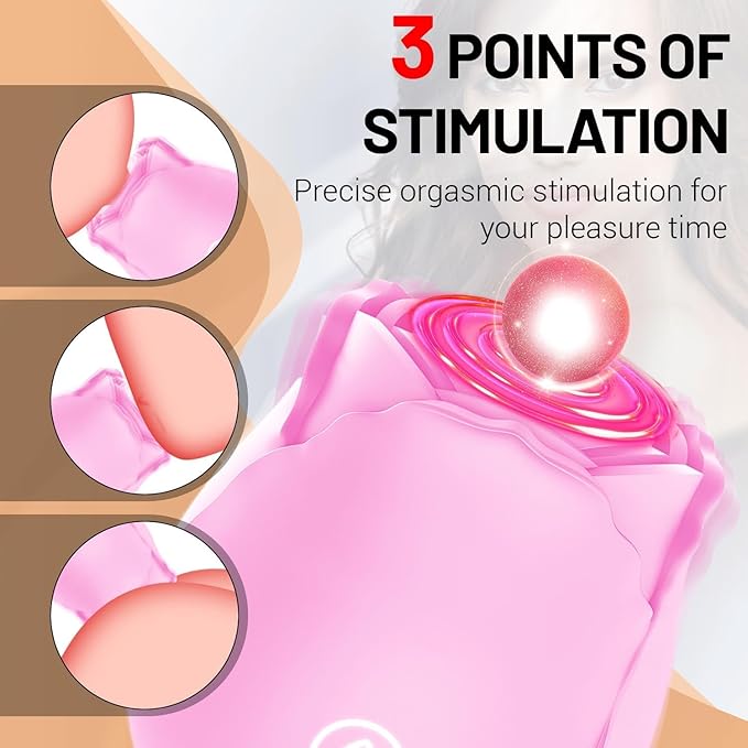 2026 Newly Portable Vibrating Massager -Clitioral Sucker Relaxes Muscles Viboators Toy 10 Modes Couples - for Body and Back Foot Personal for Sports Massage Adult Tools Relaxation H8955 (Pink)