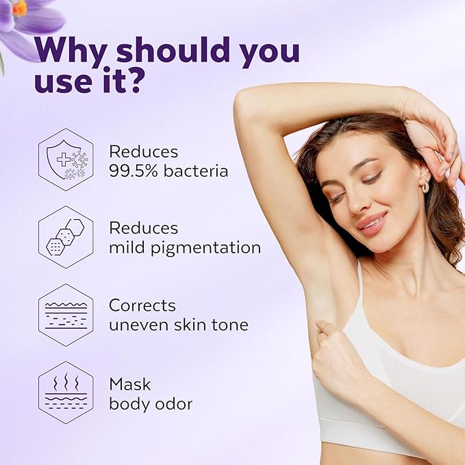 True.wise Underarm Roll On 50ml 4% Aha Bha2% Lactic Acid 1% Mandelic Acid 1% Salicylic Acid Controls Odour &amp Reduces Pigmentation 0% Aluminium &amp 0% Alcohol Long Lasting Flora Fragrance