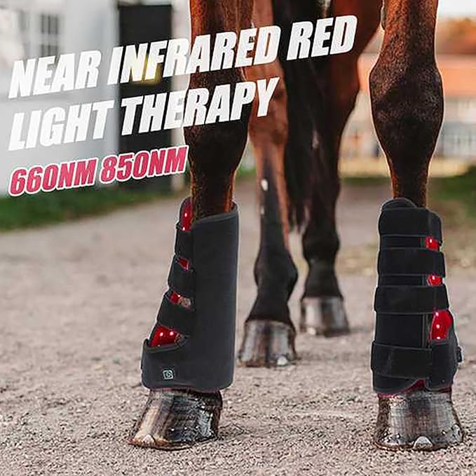 Red Light Therapy Device for Horses Portable Horse Leg Infrared Red Light Therapy Adjustable Intensity Mode for Promote Blood Circulation and Relieve Pain