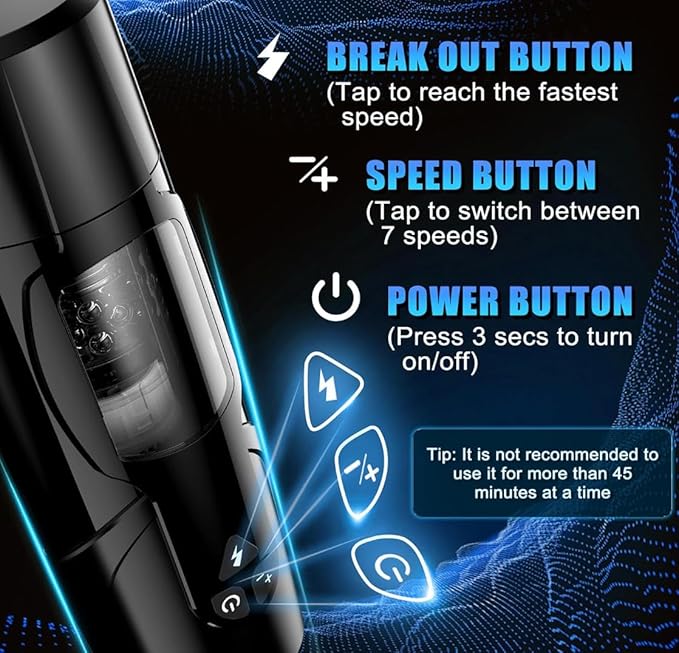 Upgraded Blowjobob Machine for Man 7 Thrusting &amp Rotating 7 Modes Sucking with Massager Automatic Mastusbafor Male Masterburbatar Hands Free Automatic Tight Sleeve Hoodies L87