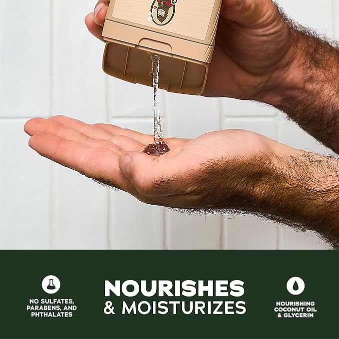 Dr. Squatch Natural Men's Body Wash Shower Gel - Cleansing Nourishing Long Lasting Scent Moisturizing Body Wash for Men - Coastal Mist + Summer Citrus (14 oz 2-Pack)