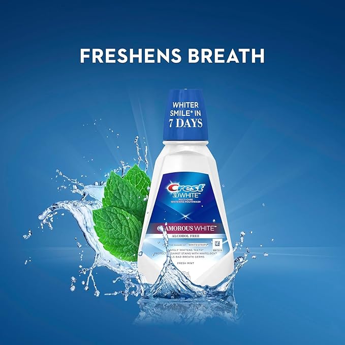 Crest 3D White Multi-Care Whitening Rinse Glamorous White Fresh M...