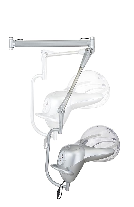 DIR Beauty Salon Hair Steamer Hood Wall Mount Hair Treatment Steamer ION