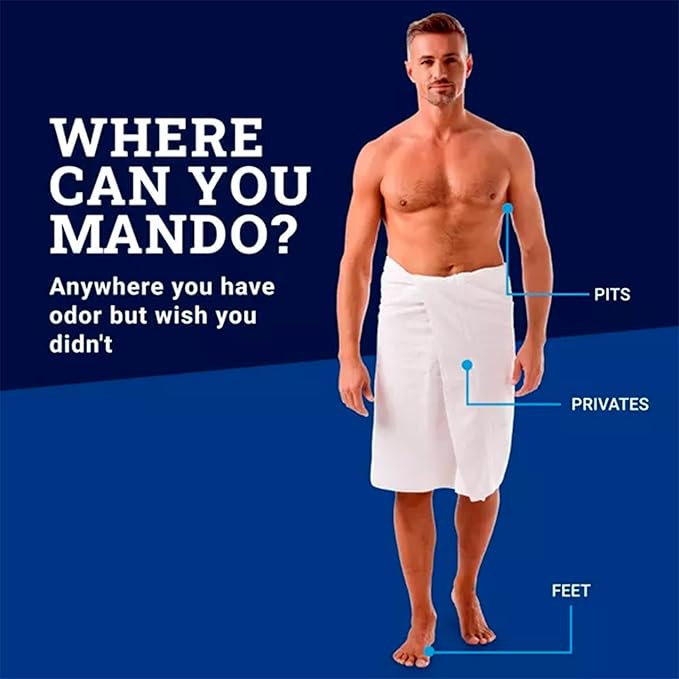 Mando Whole Body Deodorant - Men's Aluminum-Free Invisible Cream Deodorant - Clover Woods - 3.0 Oz - Pack Of 01