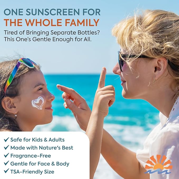 Day-to-Night Care Bundle for Kids: Vigority Tallow Sunscreen &amp Magnesium Sleep Lotion – Sun Protection and Nighttime Relaxation for Babies Toddlers and Kids