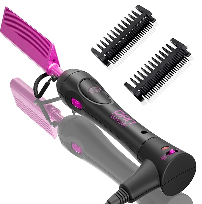 500°F hot Comb Hair Straightener and Wig Installation kit