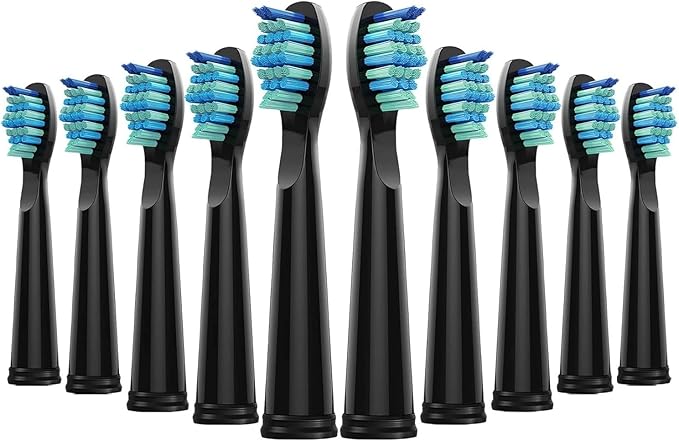 10-20Pcs Toothbrush Replacement Heads Compatible for with SG910/507/958/515/949/575/551(White-10pcs)