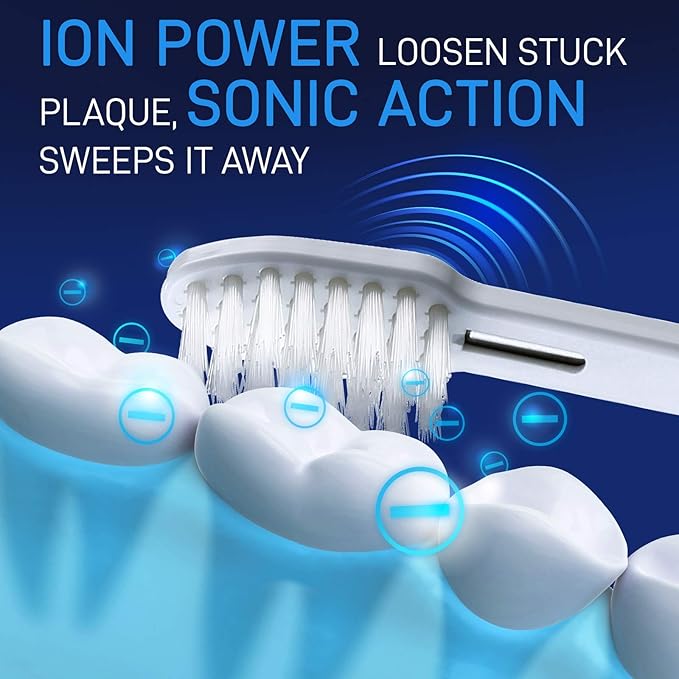 IONIC KISS IONPA DH Home Black Ionic Power Electric Toothbrush Black Easy-to-use Brushing Timer 3 Modes 2 Soft Extended Filament Brush Heads Made in Japan You hyG DH-311BK