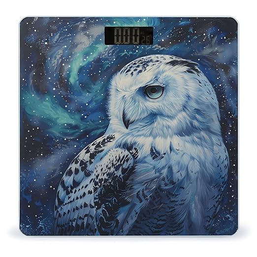 Arctic Owl Digital Bathroom Scale for Body Weight Weighing Scale with Backlit LCD Display High Precision Measurements &amp Measures Weight Up to 180kg