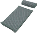 Acupressure Massage Mat and Pillow Set 2pcs Non-Slip Relief Mat with Bag for Full Body Muscle Relaxation and Yoga Exercise at Home
