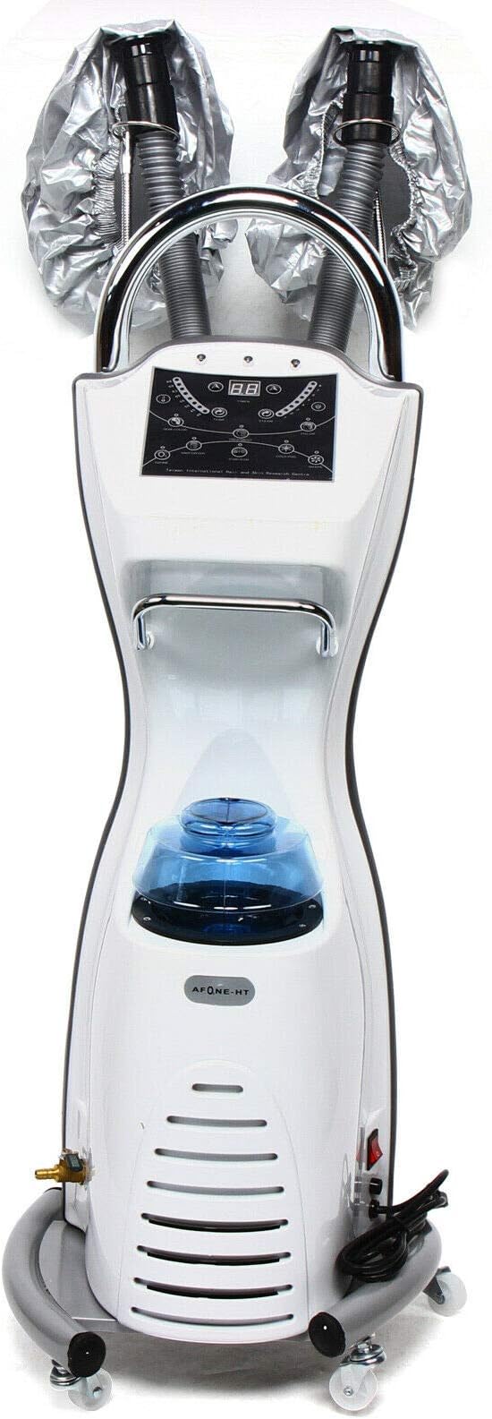 LOYALHEARTDY 7 in 1 Professional Hair Steamer White Hair Steamer Professional Hair Steamer Hydrating Moisturizing Metal