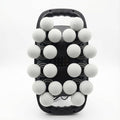 leikefitness 20-Head Deep Tissue Massage Gun with 20 Intensities 6 Modes 3 Timing Settings Electric Percussion Massager for Back Shoulders Legs Arms Neck