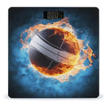 Ice and Fire Volleyball Scale for Body Weight Smart Scales Digital Bathroom Scale High Precision Weighing Scales with Large Display Weighing Machine for People