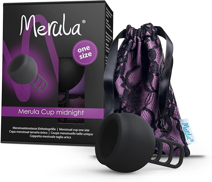 Merula Cup Midnight - One Size Menstrual Cup from Medical Grade Silicon