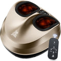 BOB AND BRAD Foot Massager Machine with Heat and Remote Fits up to Size 14 FSA Eligible HSA Shiatsu Deep Kneading Foot Massager for Plantar Fasciitis and Neuropathy