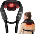Neck and Shoulder Massager with Heat Cordless Back and Neck Massager Upgraded Graphene Heating 4D Shiatsu Deep Kneading Massage for Shoulder BackLegPain Relief Portable Gifts for Dad Mom Friend