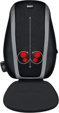 HoMedics Shiatsu Massage Cushion with Soothing Heat Deep-Kneading Massage Targets Pressure Points All Over Back Soothing Heat Relax Overworked Muscles Release Tension Reduce Back Pain