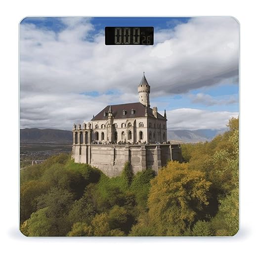 Historical Monuments of Armenia Bathroom Scale for Body Weight Bathroom Weighing Scale with Backlit LCD Display Highly Accurate Measures Weight Up to 180kg