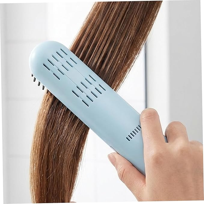 Cordless Hair Straightener Brush Cool Air Portable Hair Straightener for Quick Styling 30-Second Heat Up 3 Temperature Settings for All Styles| Combs