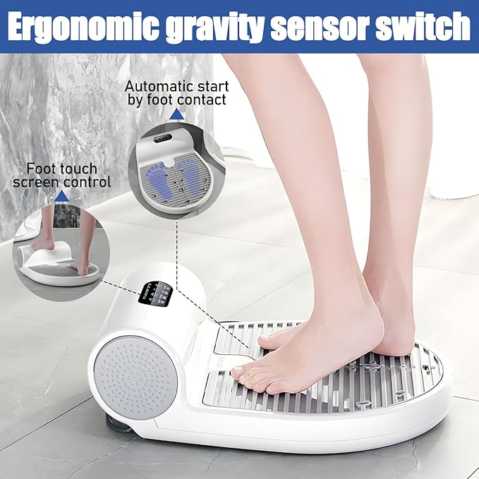 Full Body DryerBody Dryer After ShowerBody Hair Dryer with Sensor and Weight ScaleNatural Warm Air Wind and Cool WindWaterproof Builtin-Scales