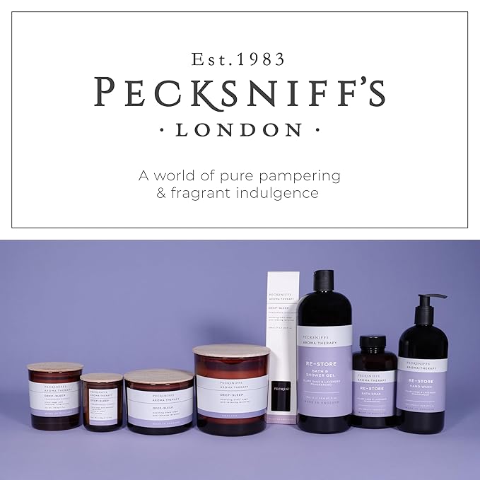 Pecksniff's Aroma:Therapy Re-Store Shower Gel – Luxurious Moisturizing Bath &amp Body Cleanser 1000 ml/33.8 fl oz Bottle