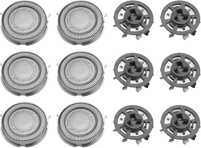 SH50/52 Compatible for Philips Compatible for Norelco 5000 Series Electric Shaver Replacement Blade Compatible with Shaving Heads 6-Piece Set