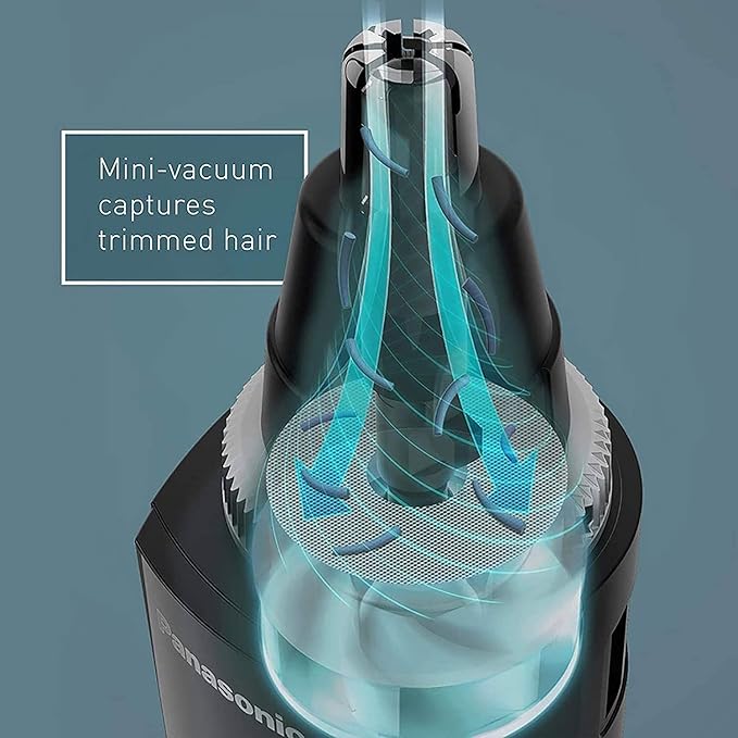 Ear Nose Hair Trimmer for MenMens Electric Nose Hair TrimmerWater Resistant Stainless Steel Nose and Ear Hair Trimmer