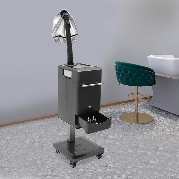 110V 500W Professional Hair Steamer Nano-Mist Hair Care Machine Salon SPA Barber Shop Dedicated Nano-Steamer Deep-Conditioning Hair Steamer