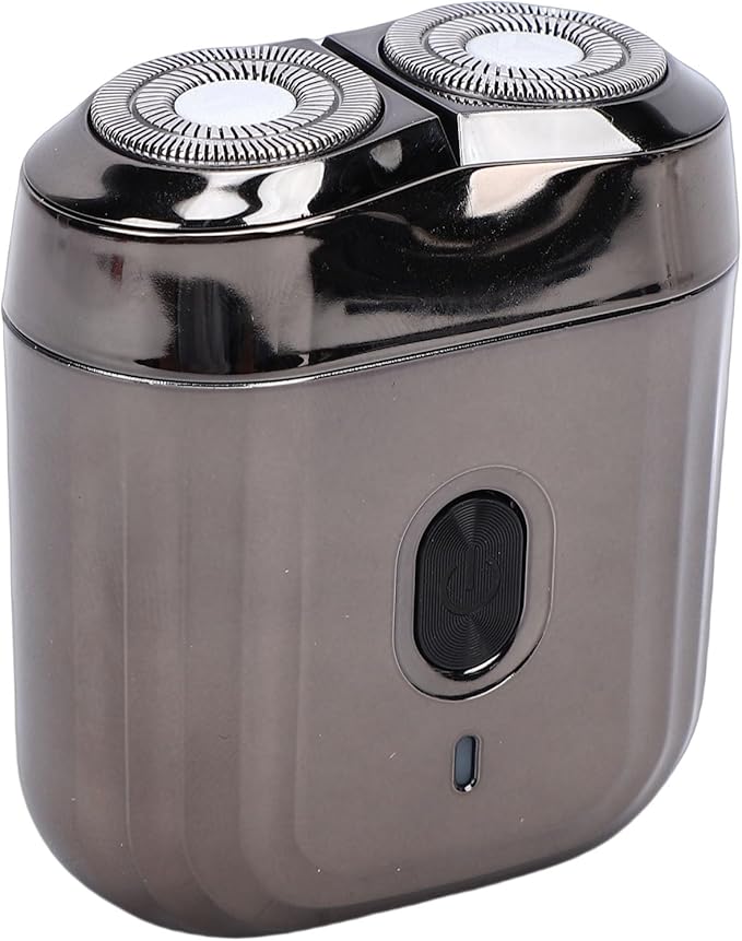 Travel Beard Trimmer Rechargeable Pocket Beard Clipper with Washable Design for Men's Face and Mustache Grooming