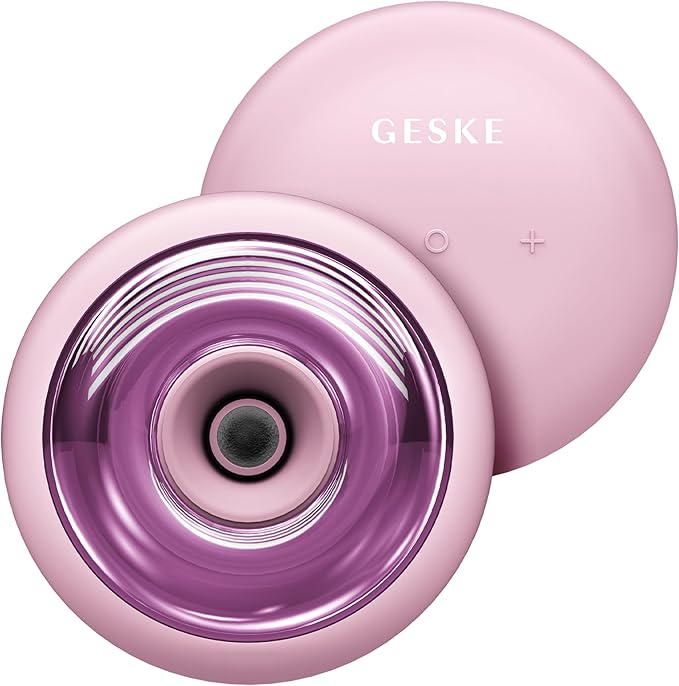 GESKE SmartAppGuided™ Sonic Cool &amp Warm Face &amp Body Massager | 9 in 1 | Electric Massager | Face &amp Body | Battery-Free Cooling &amp Warming | Firms Relaxes &amp De-Puffs Skin | with Sma