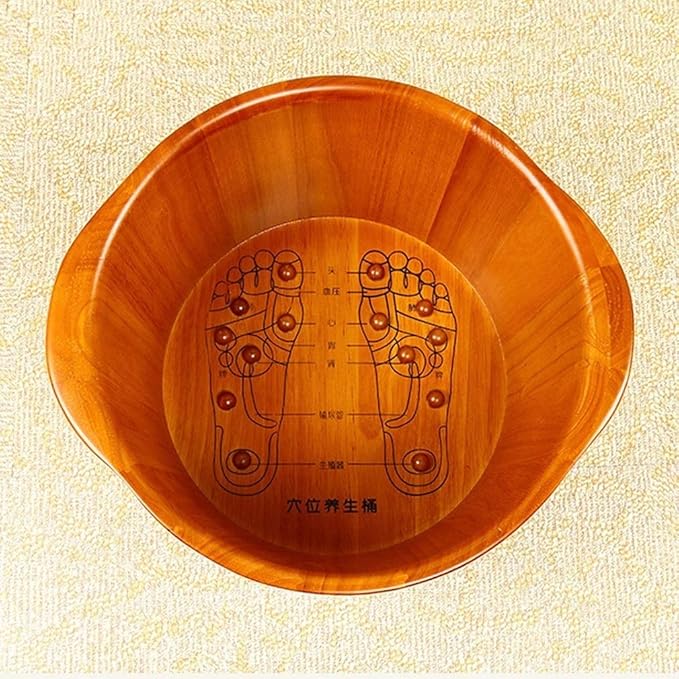 Katzowen Household Foot Tub Non-Automatic Massage Basin Soaking Foot Spa Foot Bucket (Color : D)